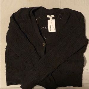 Black cardigan sweater!